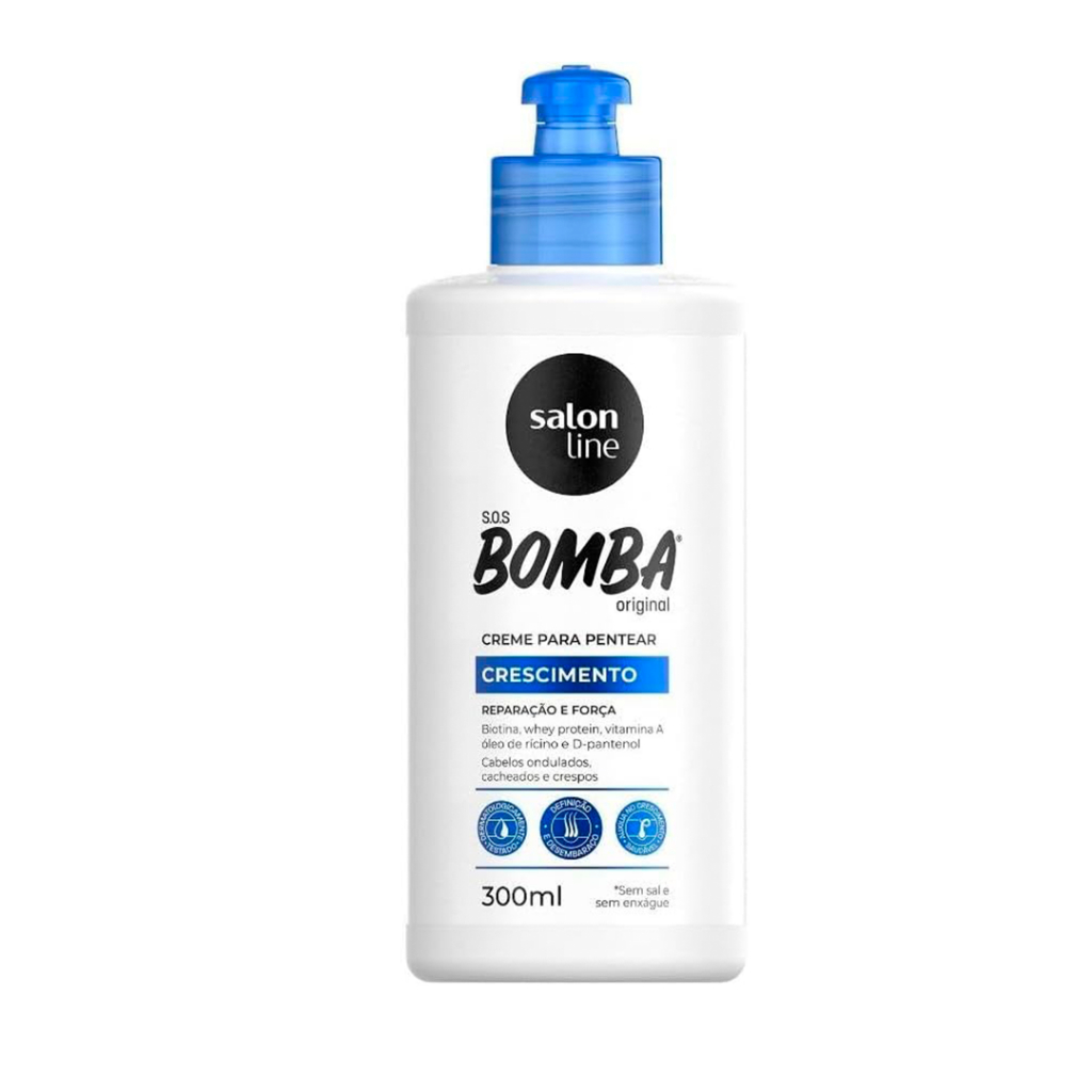 Creme para pentear SOS Bomba Original Salon Line 300ml - Beauty