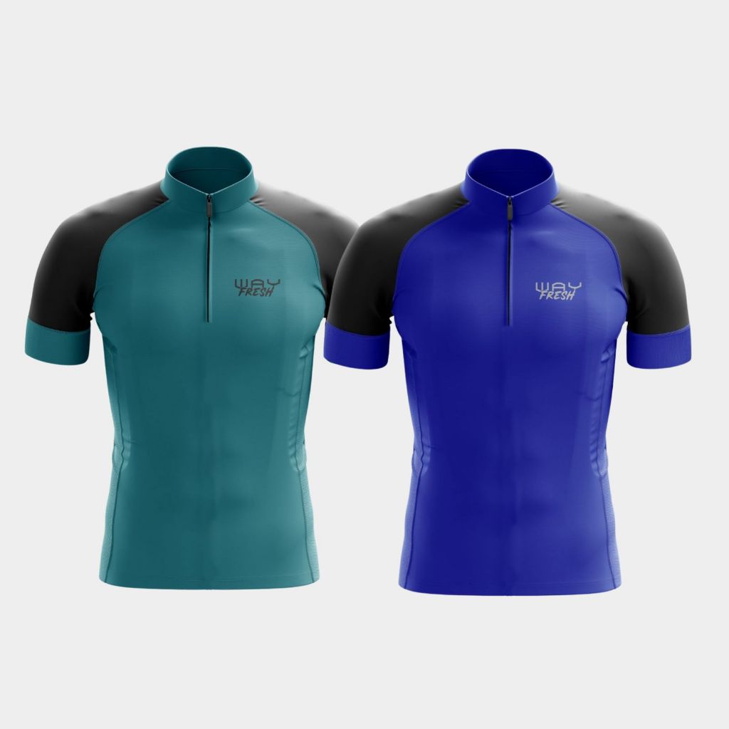 Kit 2 Camisas Camisetas Ciclismo Masculina Way Fresh Pedal Bike Ciclistas