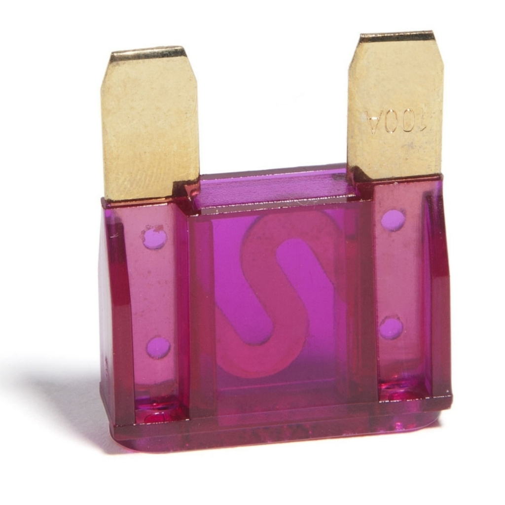 Kit Com 10 Unidades Fusível Laminado Maxi Grande Capacidade 100a em Oferta na Shopee