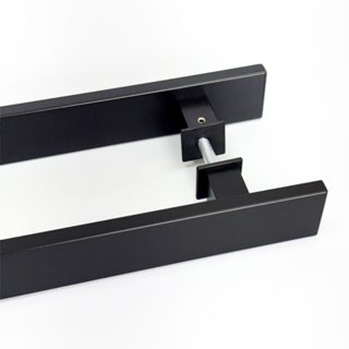 Puxador de Porta Duplo Em Alumínio 30cm Modelo Flat Aluminum em Oferta na Shopee