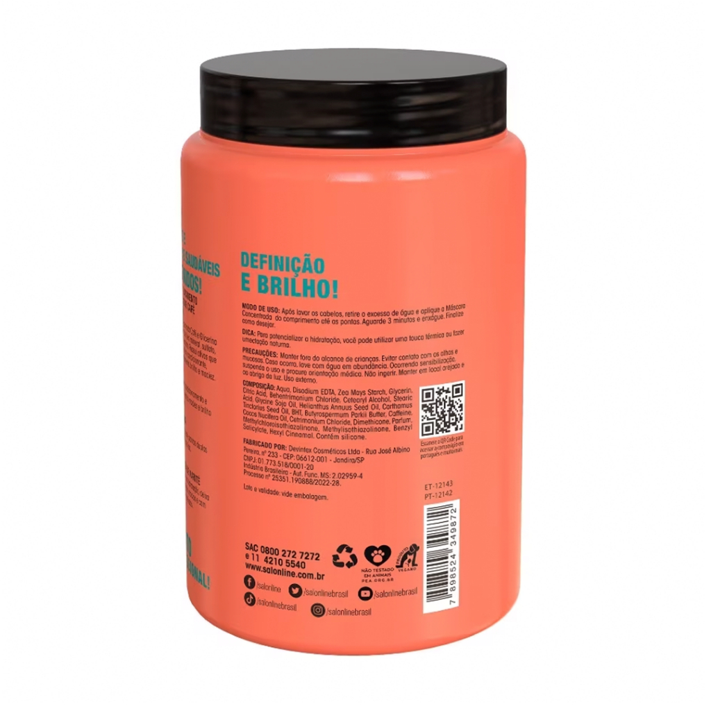 Máscara S.O.S Hidratação Café e Glicerina Salon Line 1kg · foto 2
