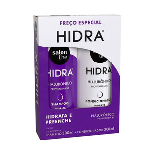 Kit Shampoo e Condicionador Hidra Hialurônico Salon Line 300ml em Oferta na Shopee
