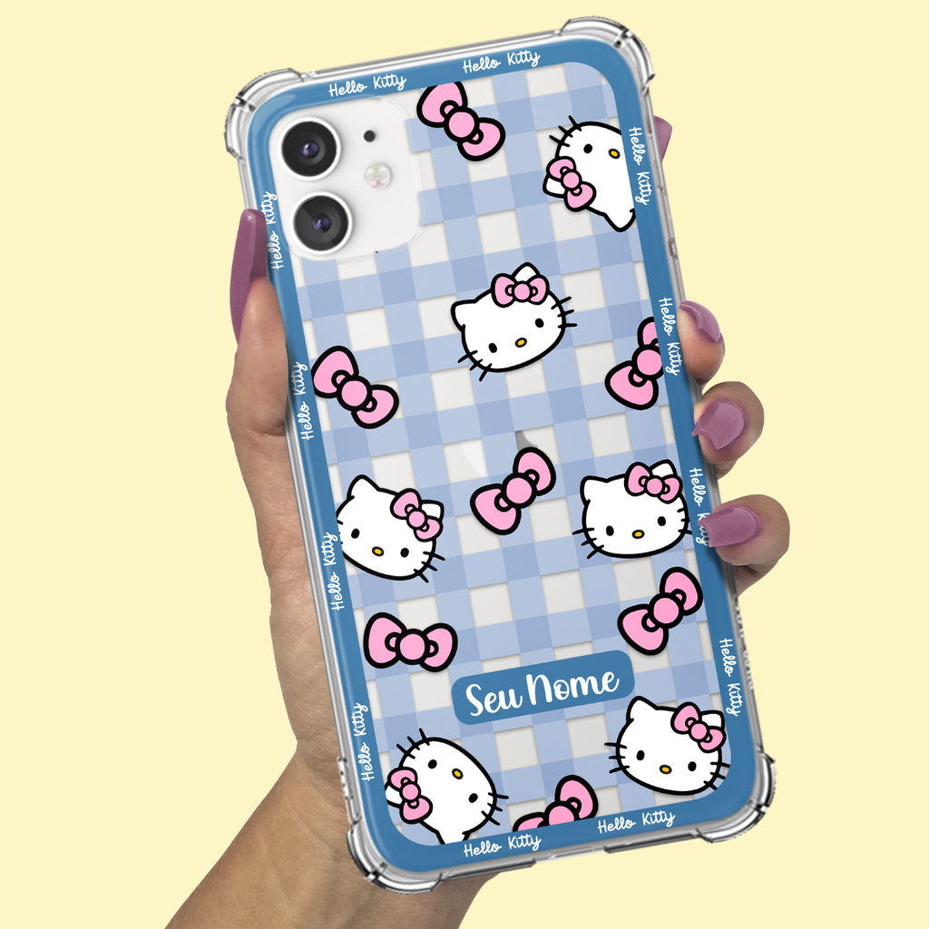 Capa Capinha para Samsung Galaxy S20 S21 S22 S23 S24 S25 FE PLUS ULTRA Anti-impacto Personalizada Hello Kitty 3
