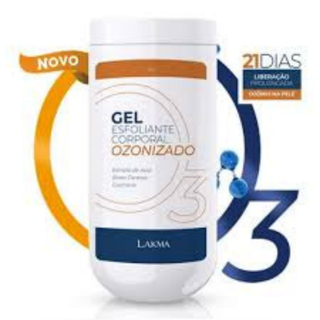 Gel Esfoliante Corporal Ozonizado 1kg - Profissional Lakma Dermocosméticos