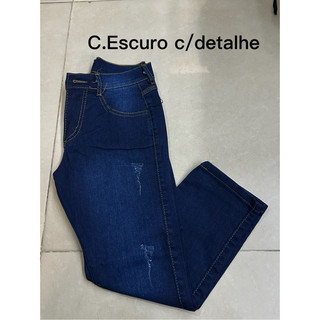 Calca jeans infantil com elastano unissex Top