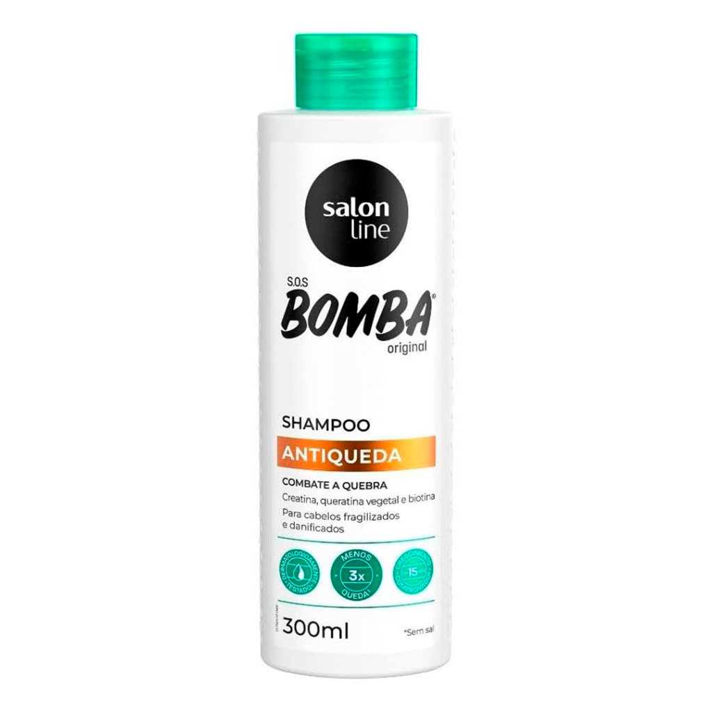 Shampoo S.O.S Bomba Antiqueda Salon Line 300ml em Oferta na Shopee