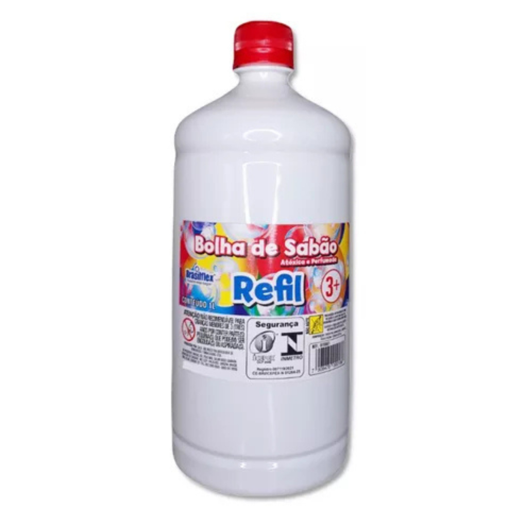 Refil Liquido Para Maquina De Fazer Bolhas De Sabão 1 Litro em Oferta na Shopee