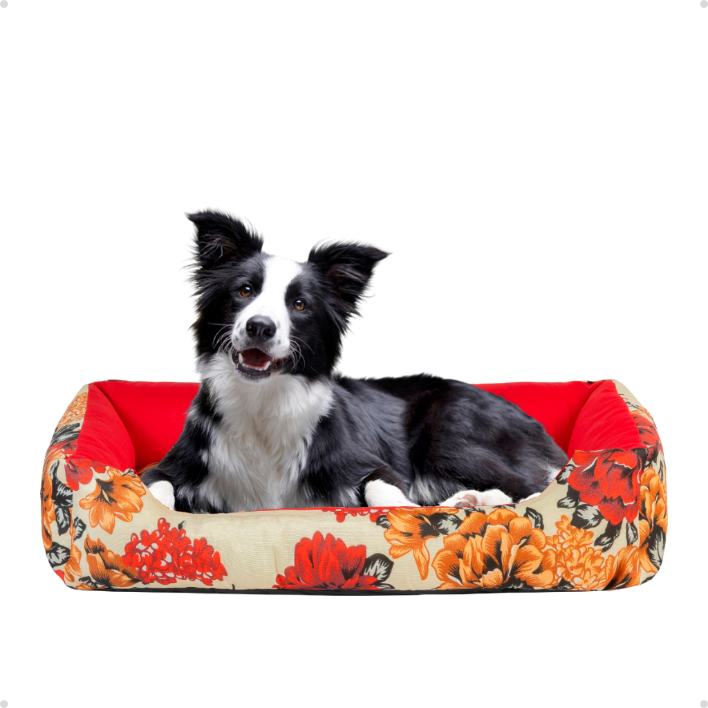 Cama Pet Média Tamanho XG Cama Para Cachorro Gigante Lavável + Osso Mordedor Anti-stress
