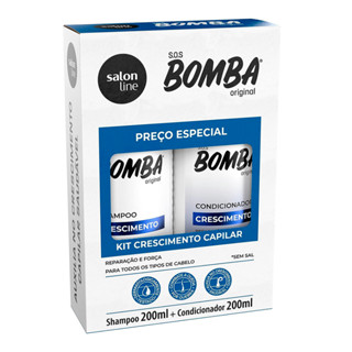 Kit Shampoo + Condicionador SOS Bomba Original Salon Line 200ml