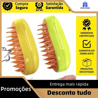 KIT 2 Escovas A Vapor 3 Em 1 Para Cães E Gatos De Estimação Remoção De Pêlos em Oferta na Shopee