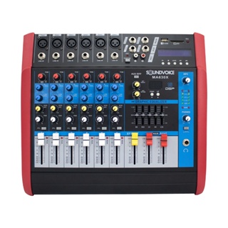 Mesa De Som 6 Canais Amplificada Soundvoice MA630x Bluetooth em Oferta na Shopee