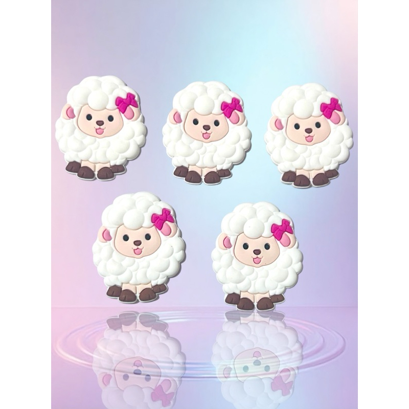 Aplique Emborrachado Ovelha Pacote com 10 unidades em Oferta na Shopee
