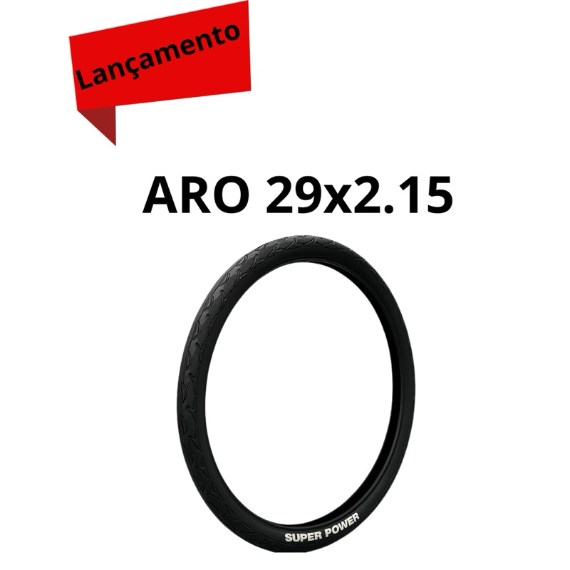 Pneu Bicicleta Bike Mtb Flame Aro 29 X 2.125 Super Power Balão Slick