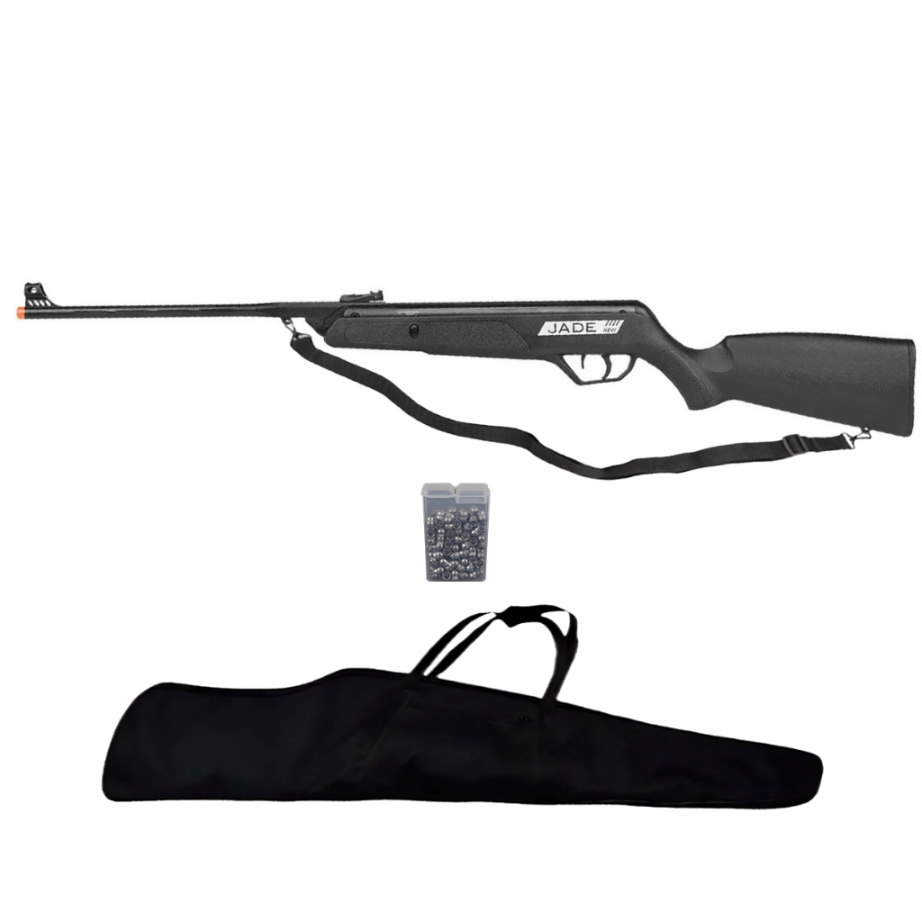 Carabina de Pressão New Jade 4.5mm - CBC + Acessórios em Oferta na Shopee