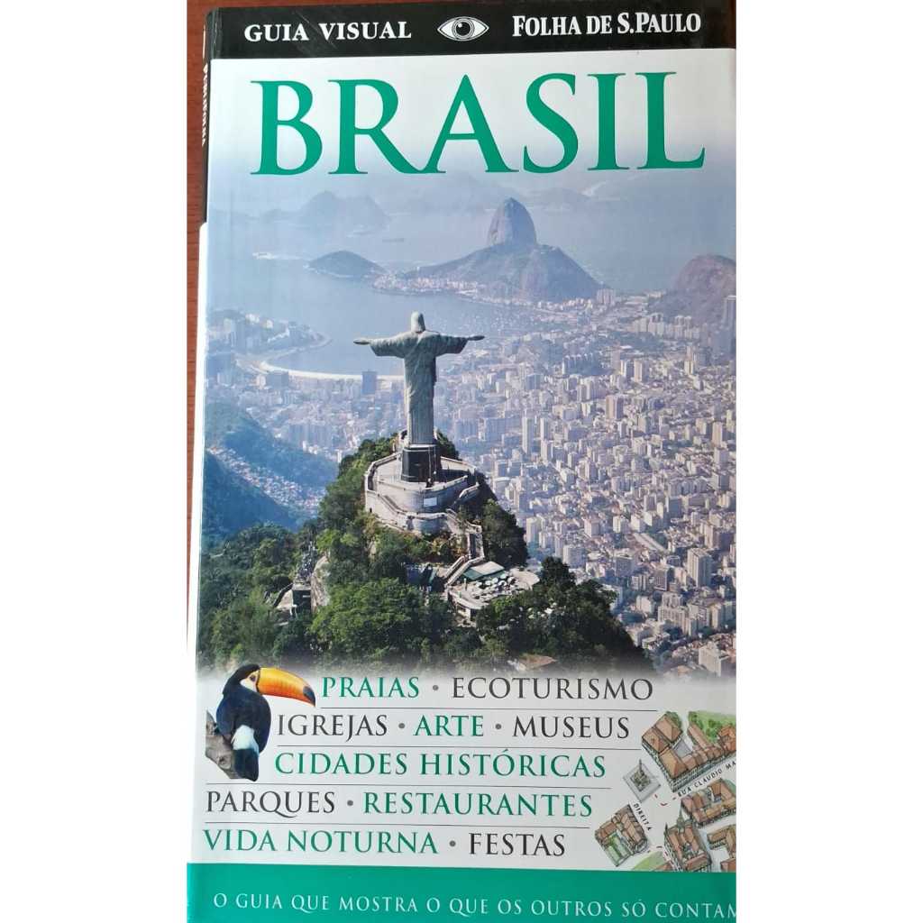 Livro Guia Visual Brasil; Dorling Kindersley; Publifolha/Folha de SP