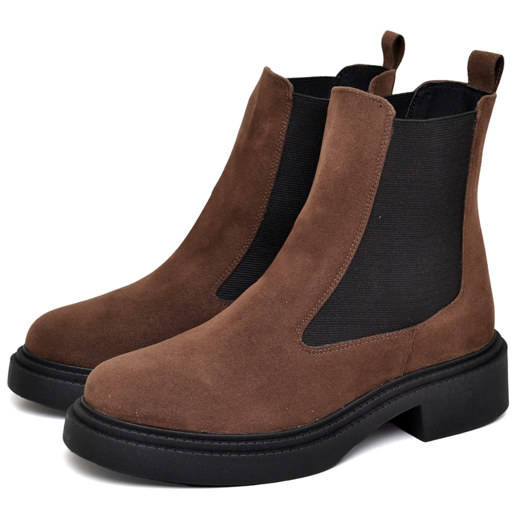 Bota Atemporal Feminina Chelsea Marrom Original Dubuy ZOHO 1510DB em Oferta na Shopee