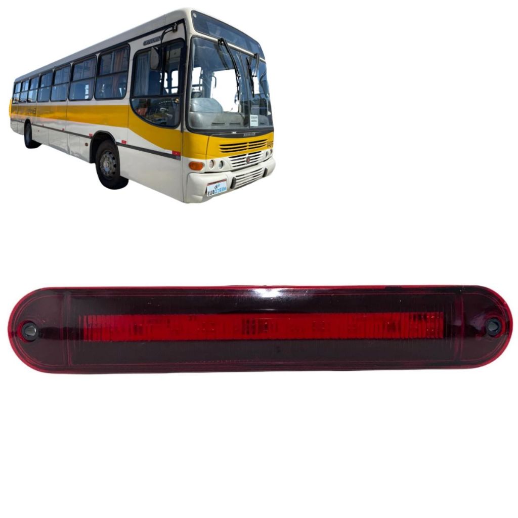 Lanterna Break Light Luz de Freio Marcopolo Torino GV Ano 99 2000 Led 24Vts
