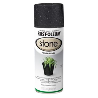Tinta Spray Stone Efeito Pedra  Preto Rust Oleum em Oferta na Shopee