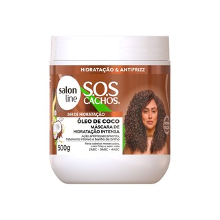 Máscara de Hidratação SOS Cachos Coco Tratamento Profundo 500g em Oferta na Shopee
