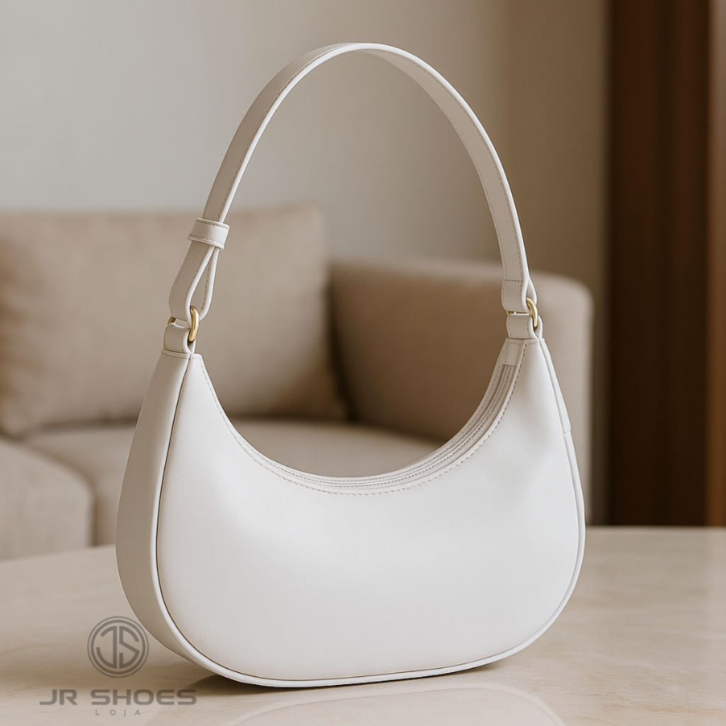 Bolsa Feminina Meia Lua Hobo Clutch Baguete De Ombro e Mão Tote Pequena Festa Balada