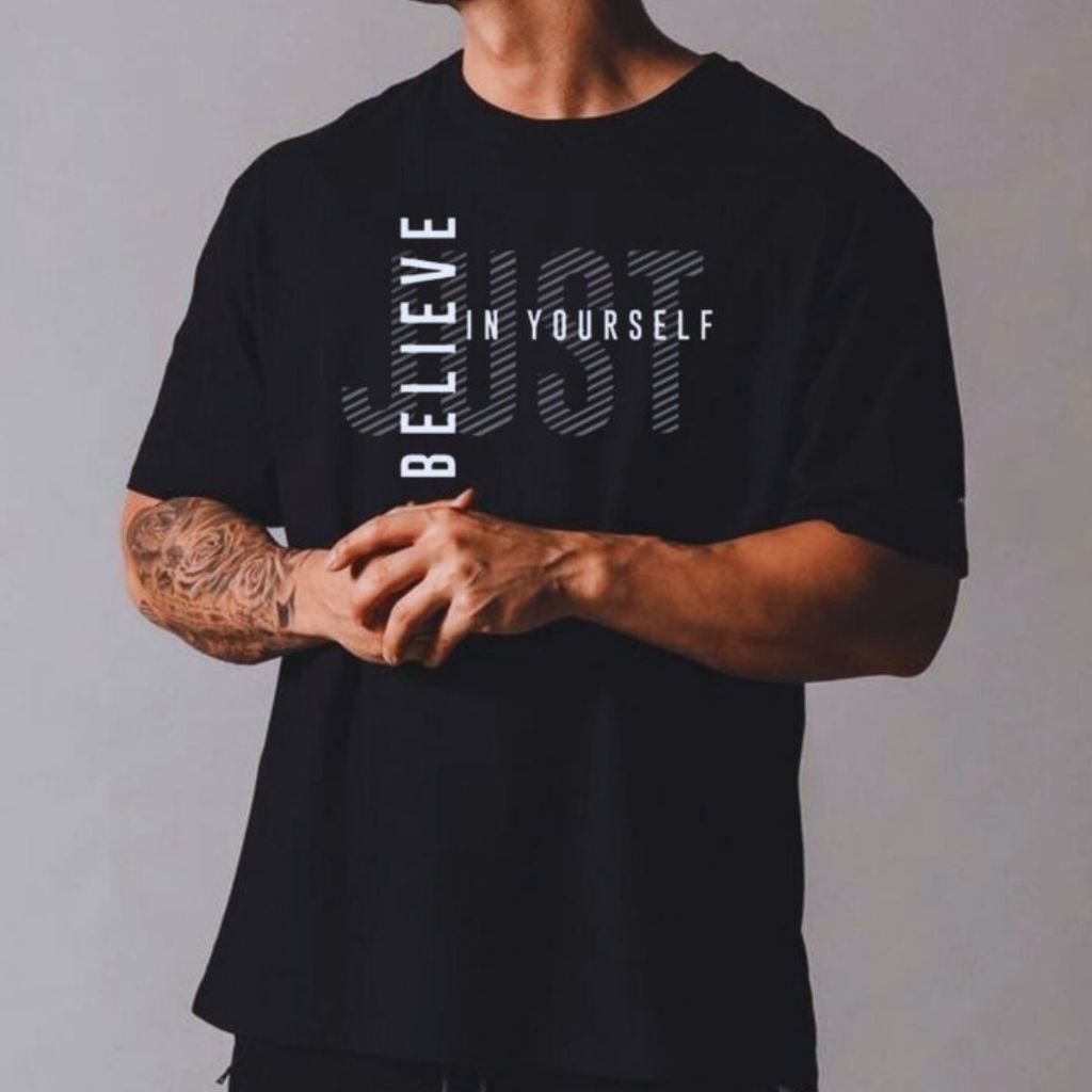 Camiseta Casual Estilo Urbano Confortável Oversized Moda Academia Treino Esportiva Despojada