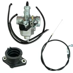 Carburador Cg Titan 150 2004 A 2008 + Coletor + Cabo Acelerador