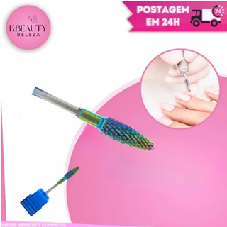 Broca de Tungstênio Profissional Para Unhas Com Cabeça Redonda em Oferta na Shopee