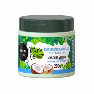 Máscara Maria Natureza Hidratação Sem Pesar Salon Line 200g em Oferta na Shopee
