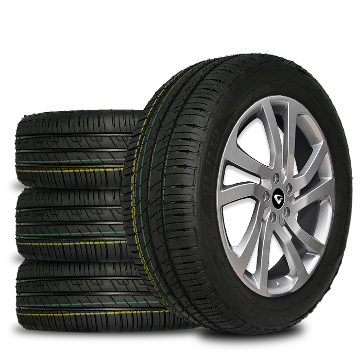 Jogo 4 Pneus Remold 185/65R14 Pneu Aro 14 Linha Premium com Garantia e selo do INMETRO