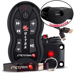 Controle Longa Distância Stetsom Sx2 Ultra 500m + Carregador