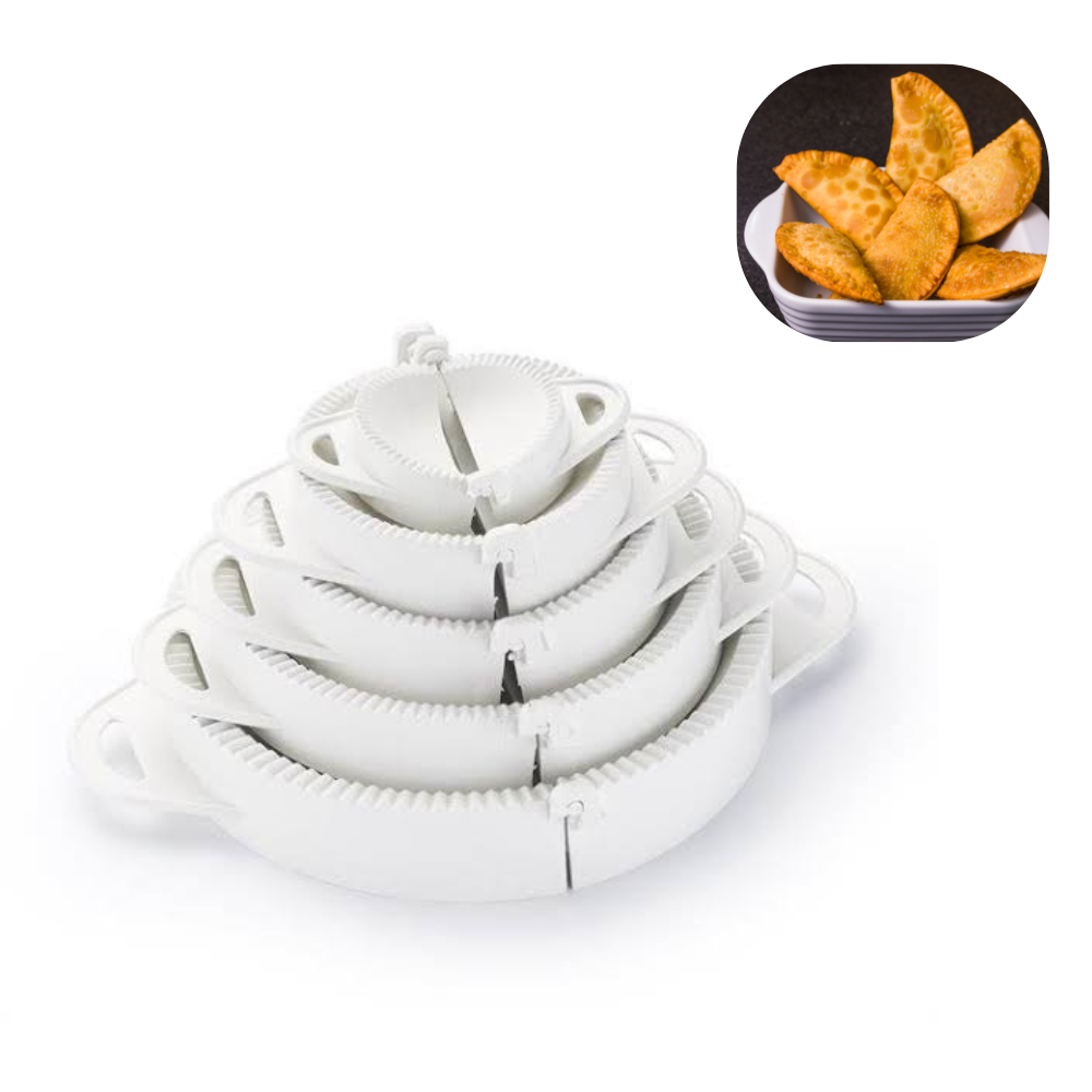 Kit 5 Tamanhos Forma Molde Pastel Salgados Risole