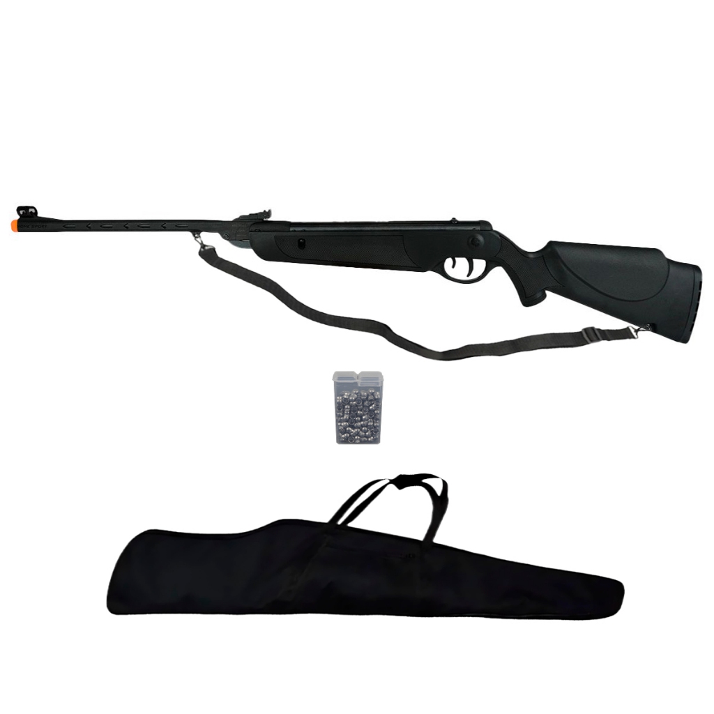 Carabina de Pressão Dione Sport 5.5mm Nitro Piston 55kg - Rossi + Acessórios em Oferta na Shopee