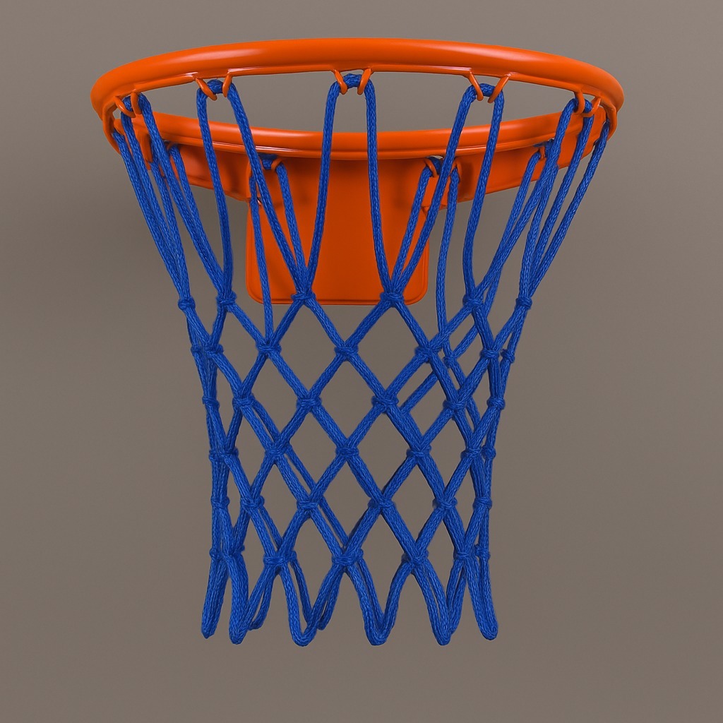 Par de Rede de Basquete Profissional fio duplo de seda 4mm (ARO NÃO INCLUSO)