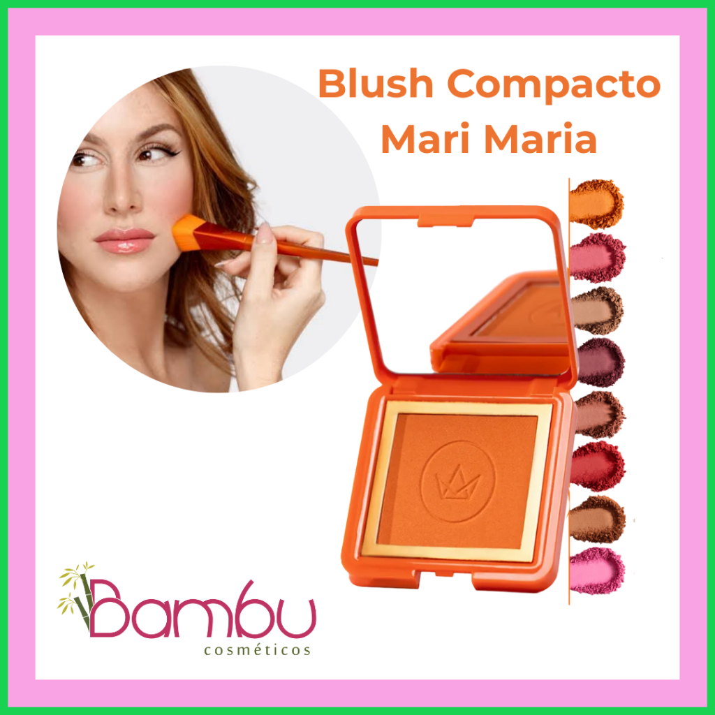 Mari Maria | Blush Compacto Sunny Cheeks – Acabamento Natural e Pigmentação Uniforme em Oferta na Shopee