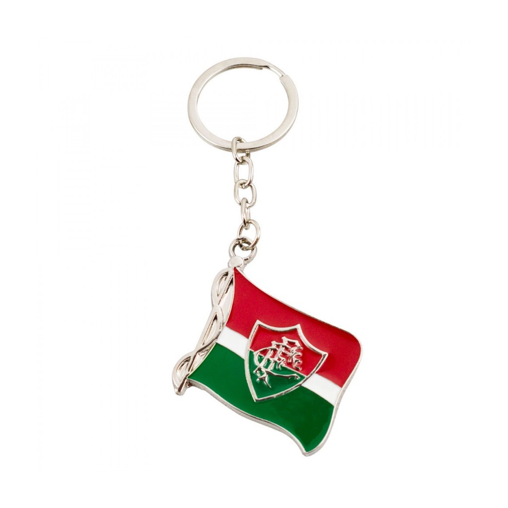 Chaveiro Bandeira Time 5cm - Fluminense