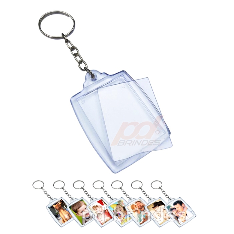 Chaveiro Acrílico - para Foto 3x4 -  100 Unidades em Oferta na Shopee