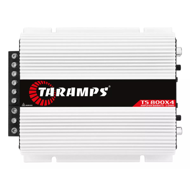Módulo Amplificador Taramps Som 800w Ts800x4 2 Ohms Entrada Rca e Fio 4 Canais em Oferta na Shopee