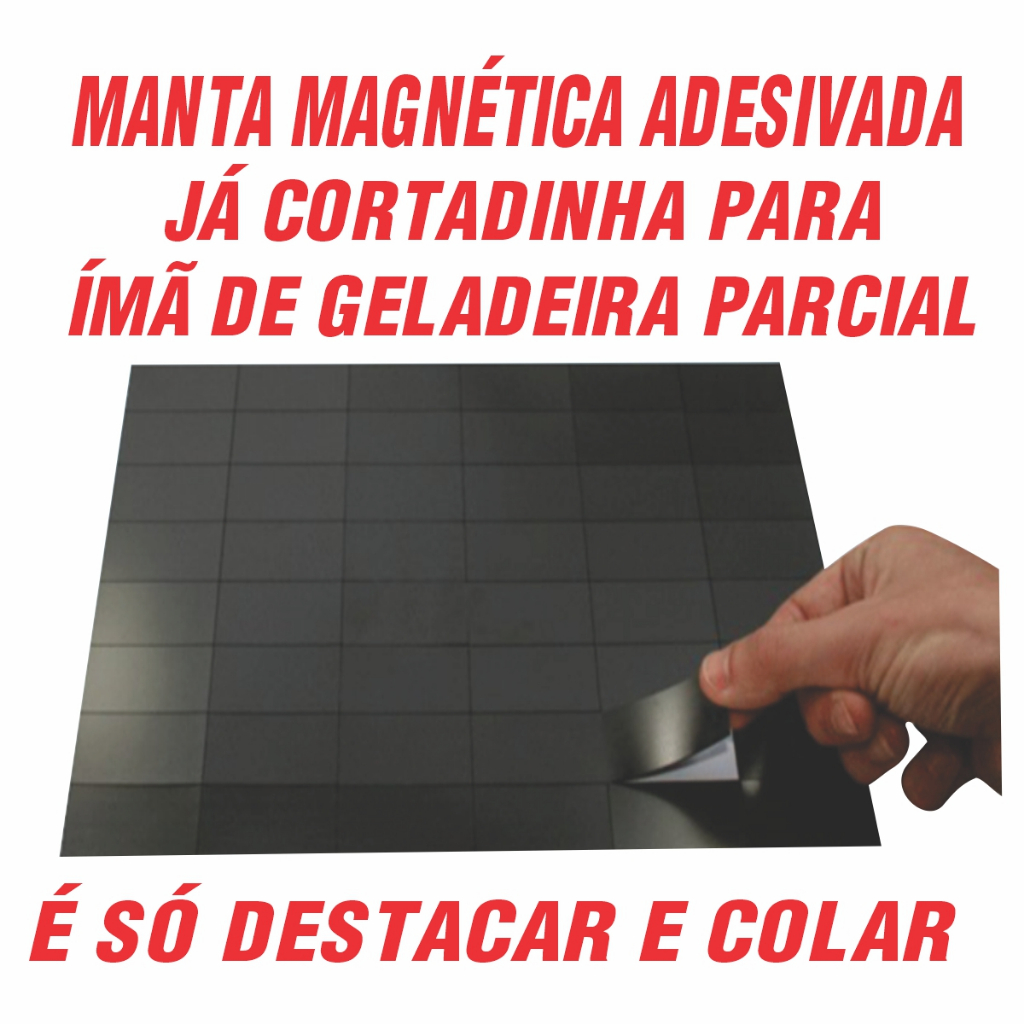 2.000 Pedaços Cortadinhos Manta de Ímã de Geladeira Magnética Adesiva 2,9 X 1,9 Cm, Lembrancinha, Festa, Personalizado.