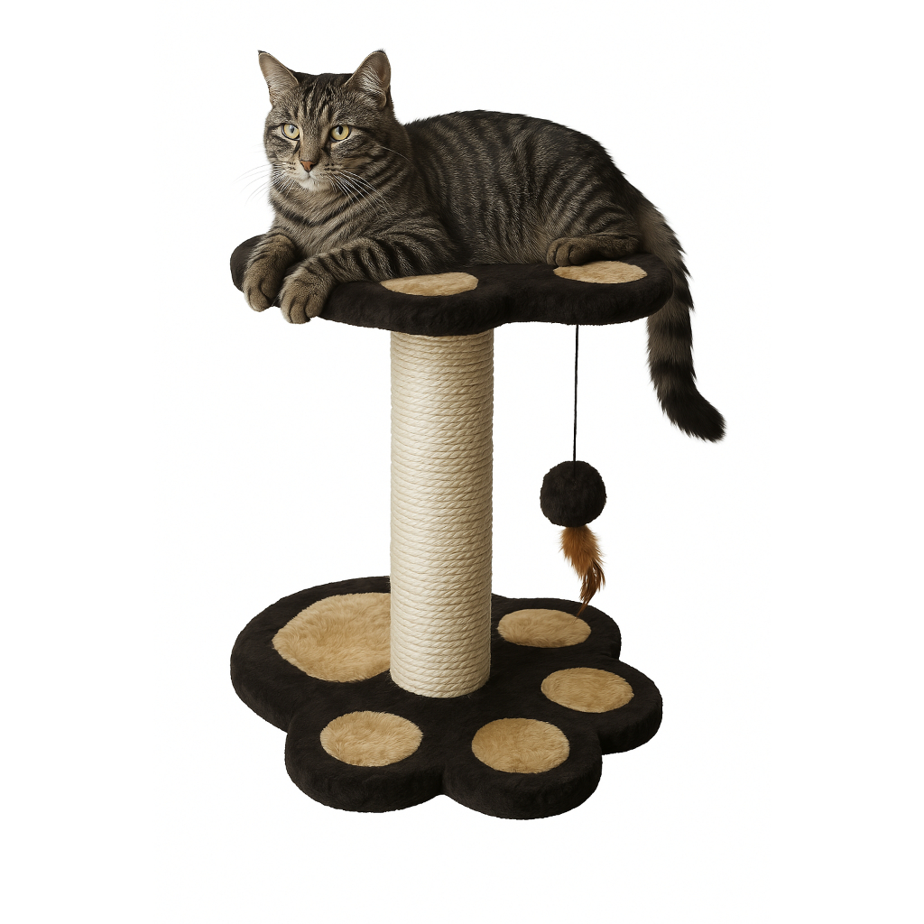 Arranhador-para-gatos ( Mod. Pata G ) em Oferta na Shopee