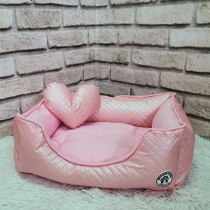 Caminha Delicate Baby G Pet Para Caes E Gatos Em Courino Rosa Delicate G Rosa courino