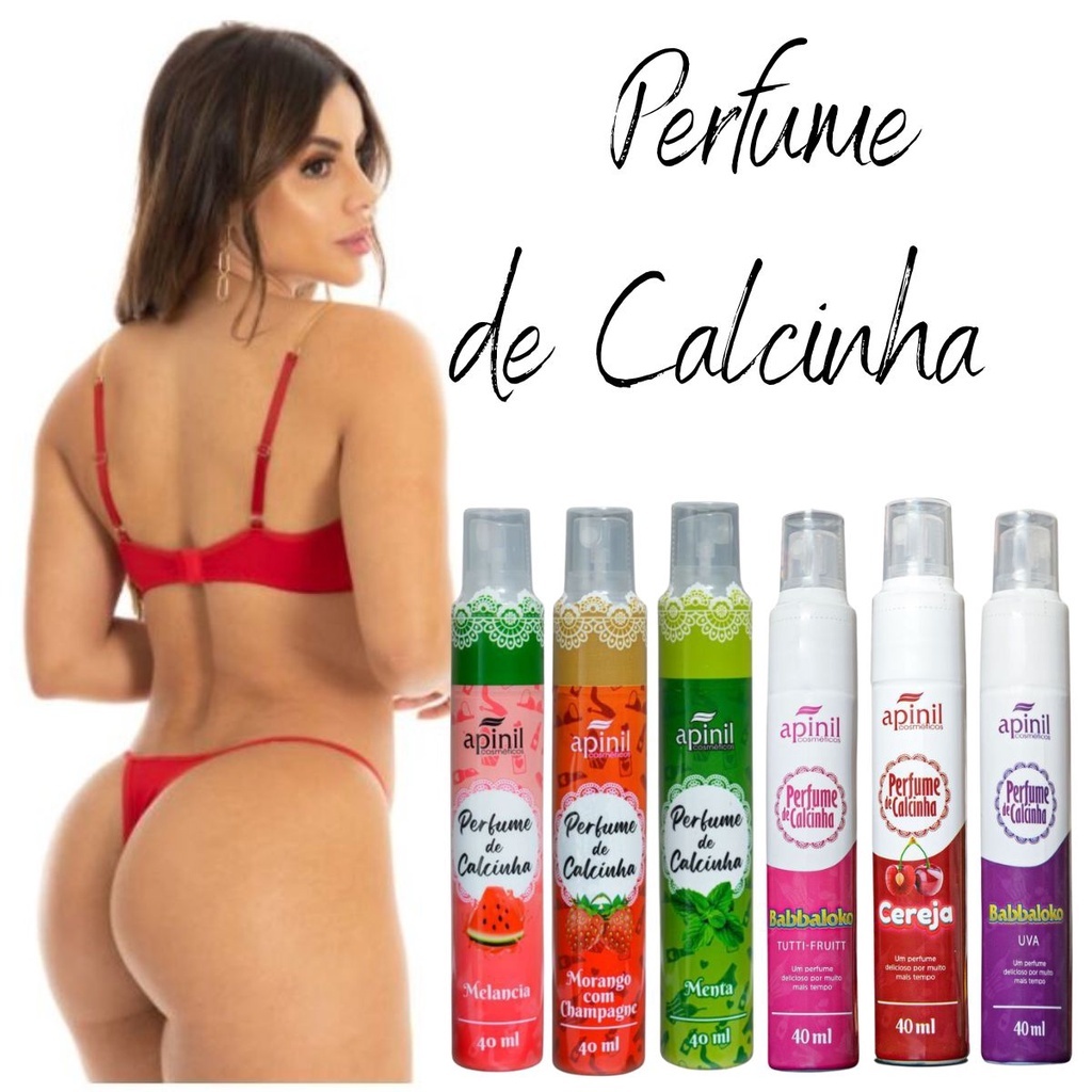 KIT 10 PERFUME INTIMO DE CALCINHA