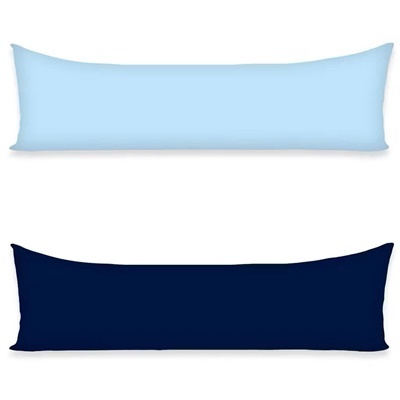 kIT 2 Fronha Travesseiro de Corpo Xuxão 140x40 cm Com Ziper Escondido