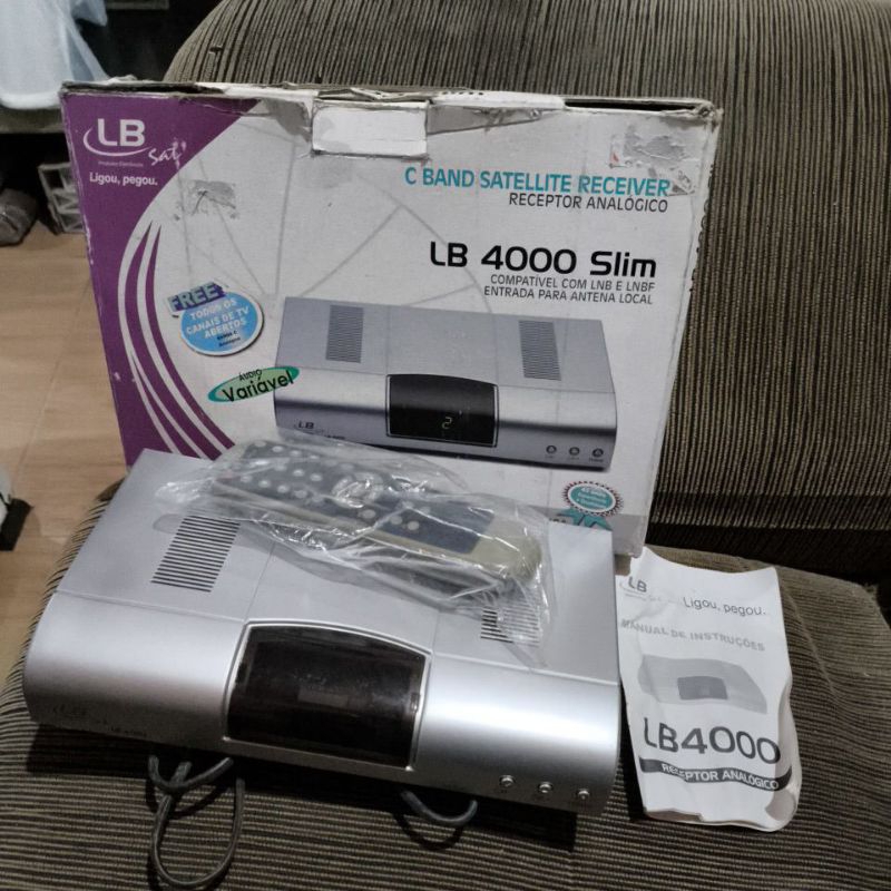 Receptor analógico novo para colecionar lb4000 slim