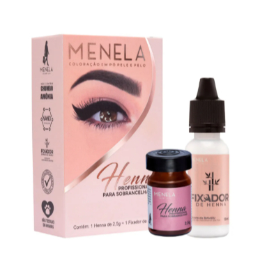 Henna Profissional Menela Para Sobrancelhas