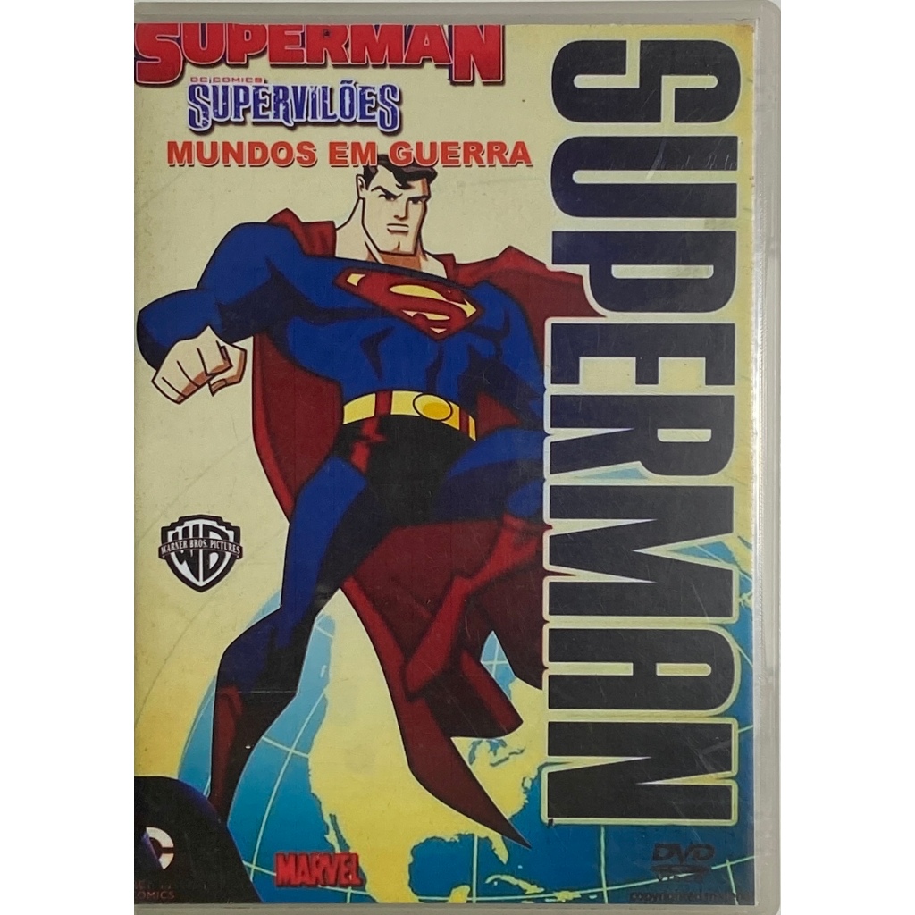 DVD - Superman - Supervilões Mundos Em Guerra