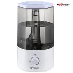 Umidificador de Ar Ultrassônico 2.5L Aura Extream Good Breathing - Silencioso e Compacto Bivolt - Preto Fumê