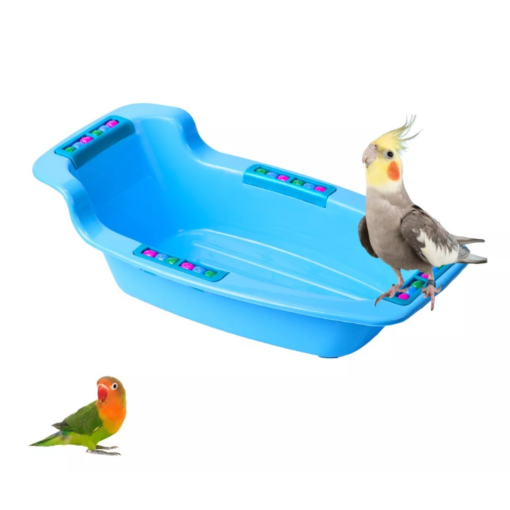 Banheira Para Calopsitas Agapornis Periquitos 1L Toco Tucano