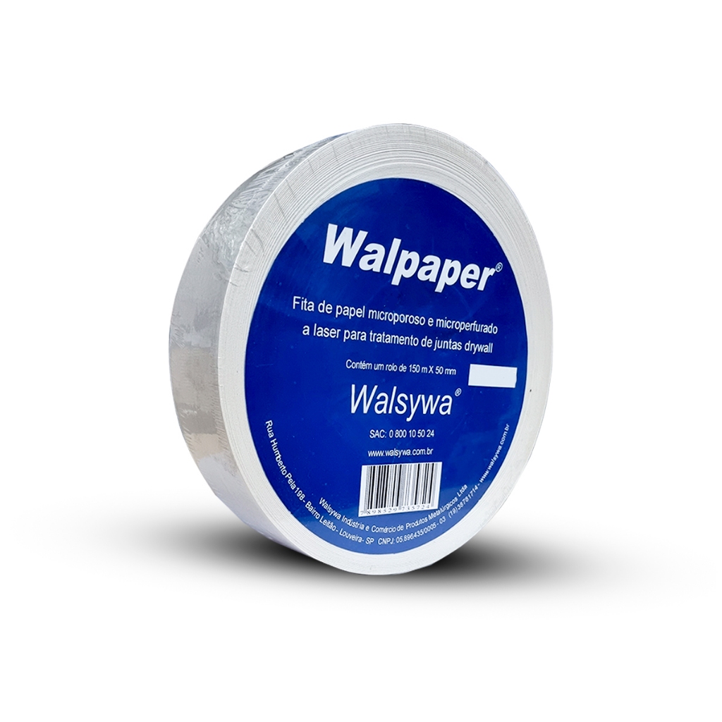 Fita De Papel Para Drywall - Walpaper Walsywa