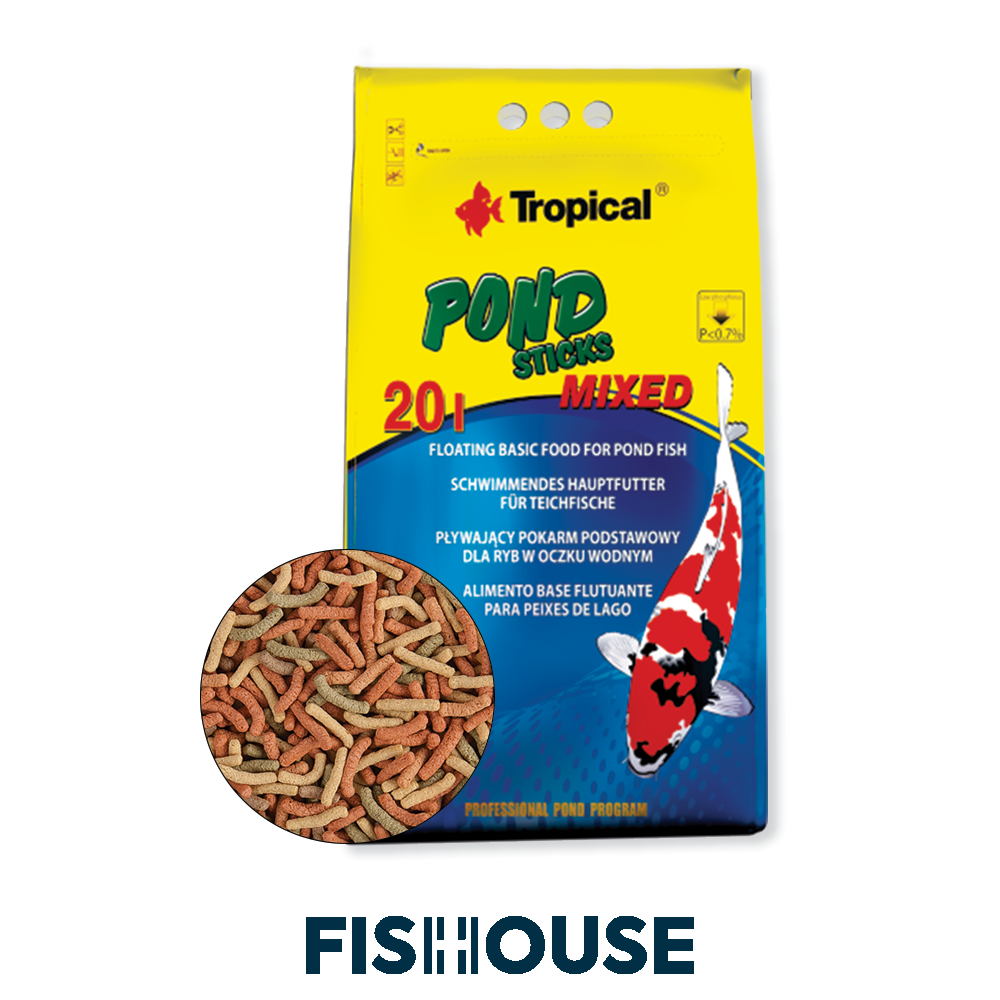 Ração para carpas - Pond Sticks Mixed (Saco -1,6Kg) - Tropical em Oferta na Shopee