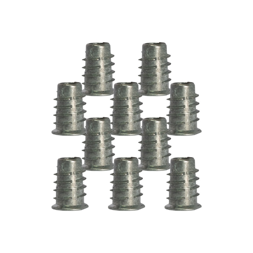 Bucha ( Porca ) Para Pe De Cama Box Rosca 5/16  Kit 10 Peças